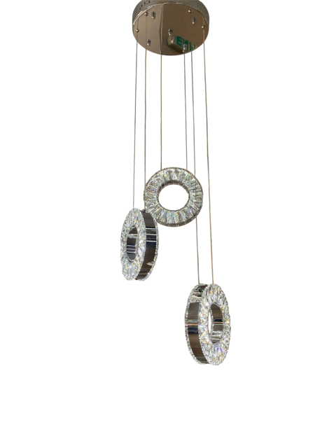 LED κρεμαστό φωτιστικό "crystal sun"